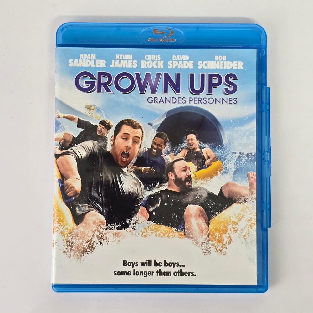 Grown Ups Blu-ray Movie Adam Sandler Comedy‎ Slapstick Summer Sony Pictures